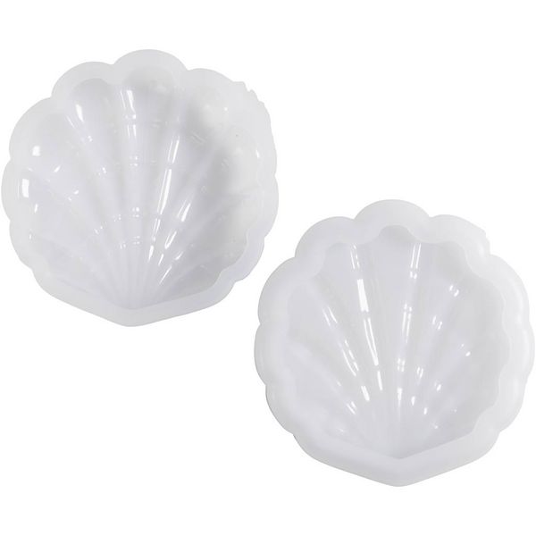 Produktbild: Creativ Company Silikonform, Muschel, H 3 cm, L 13,2 cm, B 13,3 cm, 1 Stk