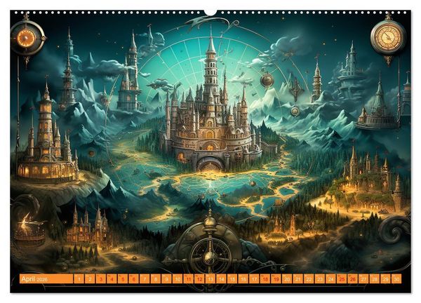 Produktbild: Antike Wegweiser (Wandkalender 2026 DIN A2 quer), CALVENDO Monatskalender