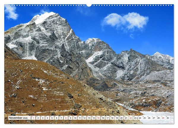 Produktbild: Grandioser Himalaya, Bergriesen in Nepal (hochwertiger Premium Wandkalender 2026 DIN A2 quer), Kunstdruck in Hochglanz