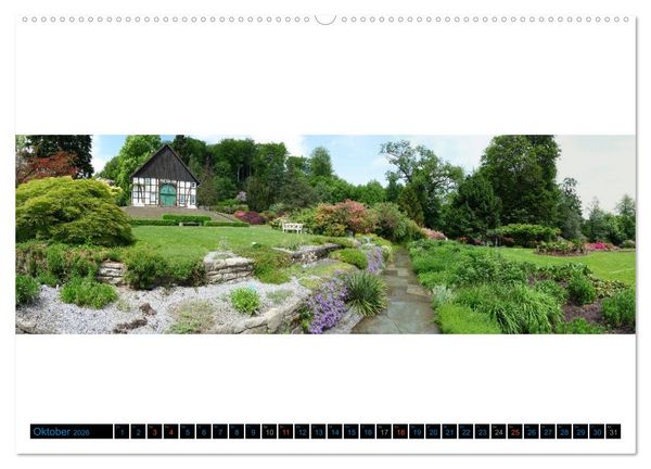 Produktbild: Bielefeld gibt es! Stadtpanoramen (hochwertiger Premium Wandkalender 2026 DIN A2 quer), Kunstdruck in Hochglanz