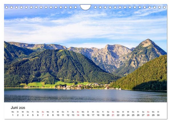 Produktbild: Traumhafter Achensee - eine kalendarische Reise (Wandkalender 2026 DIN A4 quer), CALVENDO Monatskalender