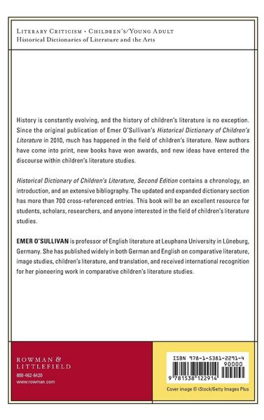 Produktbild: Historical Dictionary of Children's Literature