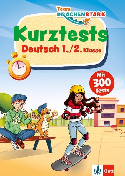 Team Drachenstark: Kurztests Deutsch 1./2. Klasse, Taschenbuch von , Klett Lerntraining bei PONS Langenscheidt GmbH, 9783129498200