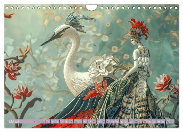 Produktbild: Art Deco - Im Stil von Art Deco (Wandkalender 2026 DIN A4 quer), CALVENDO Monatskalender