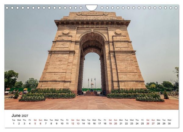Produktbild: Wonderful India (Wall Calendar 2027 DIN A4 landscape), CALVENDO 12 Month Wall Calendar