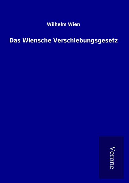 Produktbild: Das Wiensche Verschiebungsgesetz