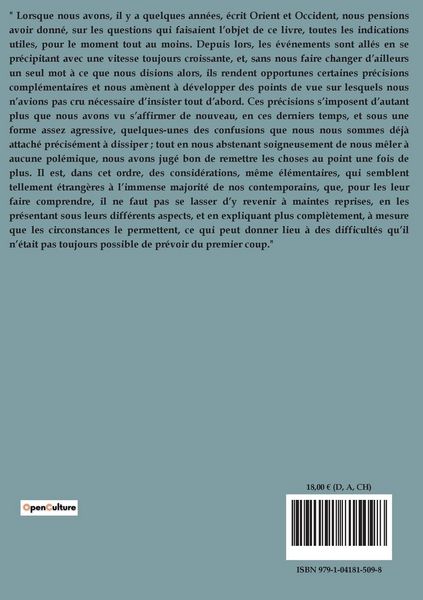 Produktbild: La crise du monde moderne