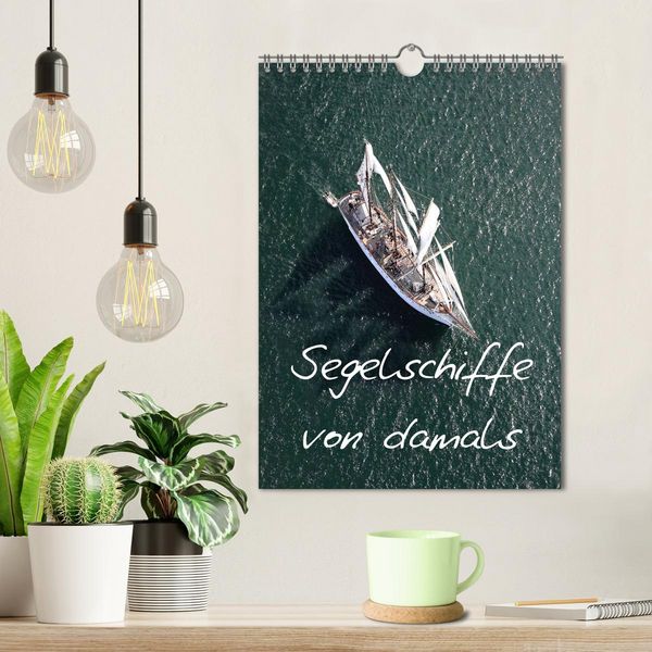 Produktbild: Segelschiffe von damals (Wandkalender 2026 DIN A4 hoch), CALVENDO Monatskalender
