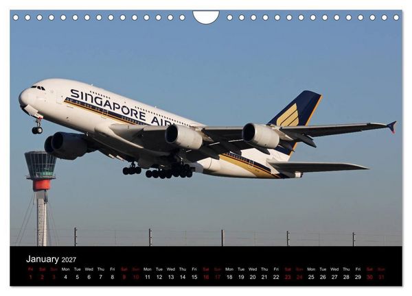 Produktbild: A380 SuperJumbo (Wall Calendar 2027 DIN A4 landscape), CALVENDO 12 Month Wall Calendar