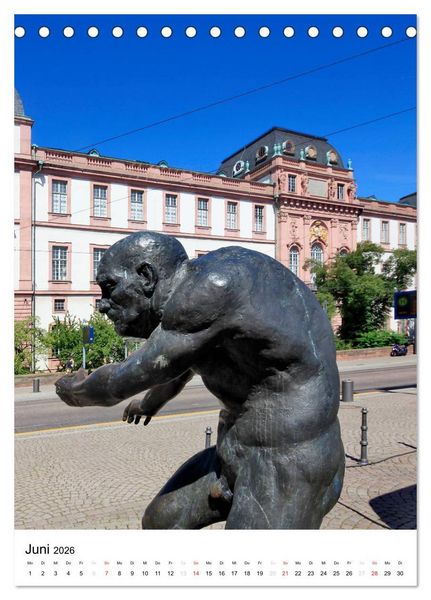Produktbild: Darmstadt 2026 Bilder vom Frankfurter Taxifahrer Petrus Bodenstaff (Tischkalender 2026 DIN A5 hoch), CALVENDO Monatskalender