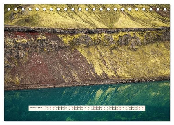 Produktbild: Island. Ein Jahr am Rand der Welt (Tischkalender 2027 DIN A5 quer), CALVENDO Monatskalender