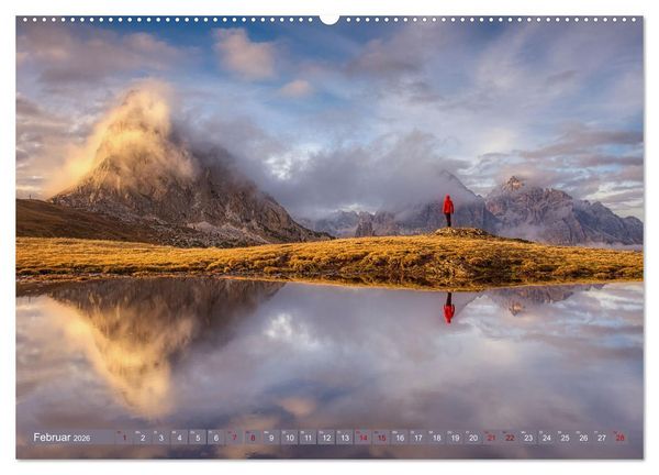 Produktbild: Bergstille - Landschaften, die ber&uuml;hren (Wandkalender 2026 DIN A2 quer), CALVENDO Monatskalender