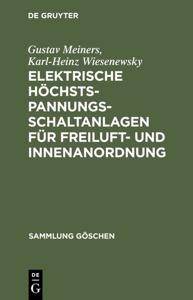Produktbild: Elektrische H&ouml;chstspannungs-Schaltanlagen f&uuml;r Freiluft- und Innenanordnung