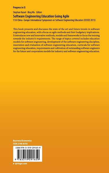 Produktbild: Software Engineering Education Going Agile