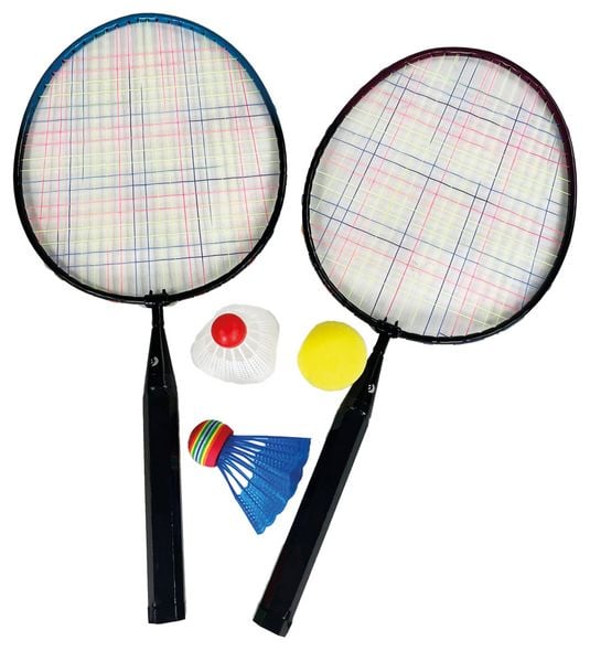 Produktbild: Kinderfederballspiel 2er magenta/t&uuml;rkis