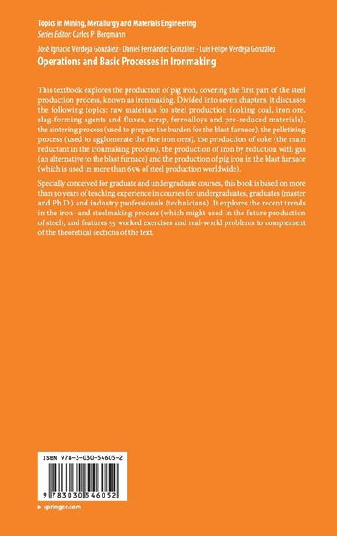 Produktbild: Operations and Basic Processes in Ironmaking