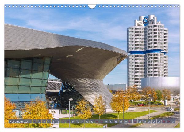 Produktbild: Weltst&auml;dtchen M&uuml;nchen (Wandkalender 2026 DIN A3 quer), CALVENDO Monatskalender