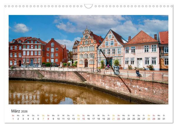 Produktbild: Niedersachsen - Meer, Heide, Harz (Wandkalender 2026 DIN A3 quer), CALVENDO Monatskalender