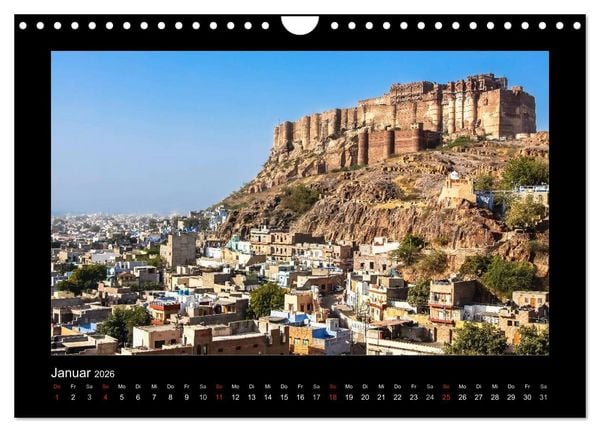 Produktbild: Willkommen in Indien 2026 (Wandkalender 2026 DIN A4 quer), CALVENDO Monatskalender