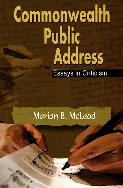 Produktbild: McLeod, M: Commonwealth Public Address
