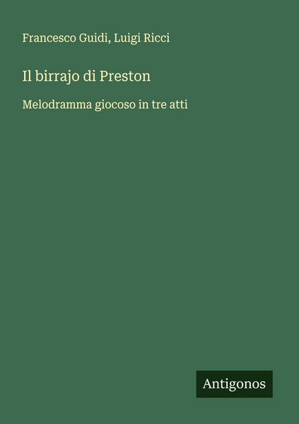 Produktbild: Il birrajo di Preston