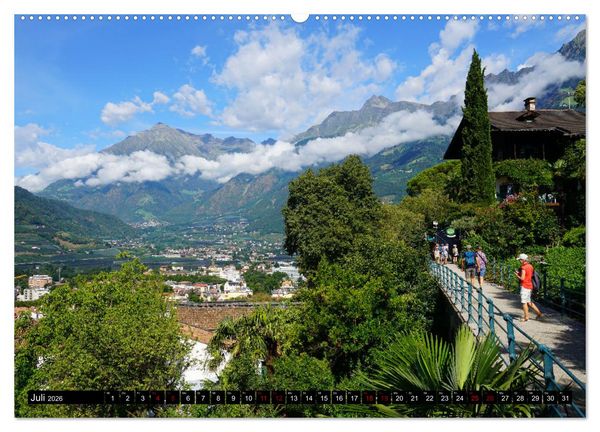 Produktbild: Spaziergang in Meran (Wandkalender 2026 DIN A2 quer), CALVENDO Monatskalender