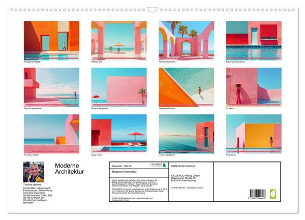 Produktbild: Moderne Architektur (Wandkalender 2026 DIN A2 quer), CALVENDO Monatskalender