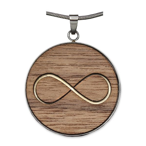 Produktbild: Holzschmuck "Waldzeichen" Unendlichkeit