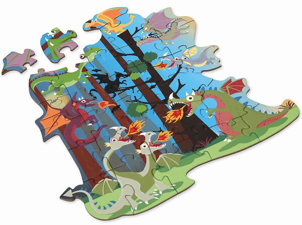 Konturpuzzle 'Vogelbaum' Für Kinder – 58 Teile, Gelegte Größe 33 X 52 Cm, Ab 4 Jahren