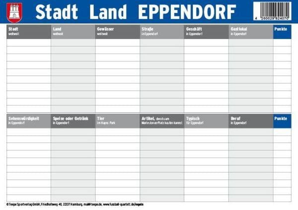 Produktbild: Hamburg: Stadt Land Eppendorf
