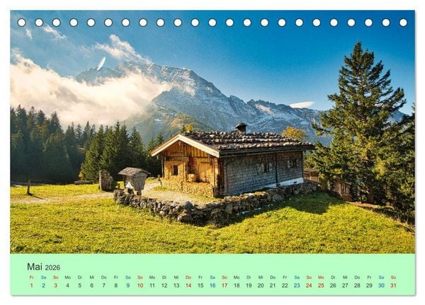Produktbild: Zauber der Alpen (Tischkalender 2026 DIN A5 quer), CALVENDO Monatskalender