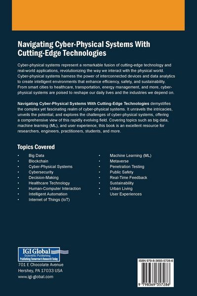 Produktbild: Navigating Cyber-Physical Systems With Cutting-Edge Technologies