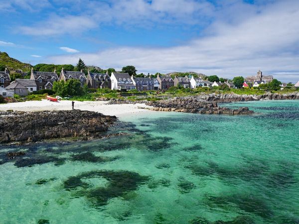 CALVENDO Puzzle Iona - die heilige Insel der Schotten | 1000 Teile Lege-Größe 64x48cm Foto-Puzzle für glückliche Stunden