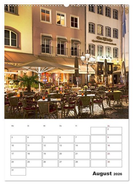 Produktbild: Beethovenstadt Bonn (Wandkalender 2026 DIN A2 hoch), CALVENDO Monatskalender
