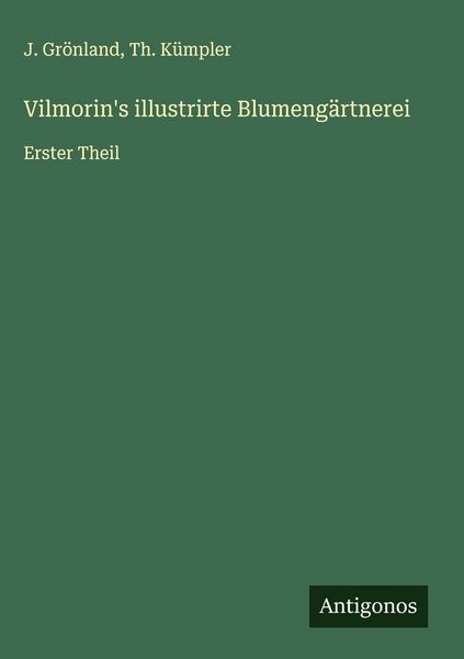 Produktbild: Vilmorin's illustrirte Blumeng&auml;rtnerei