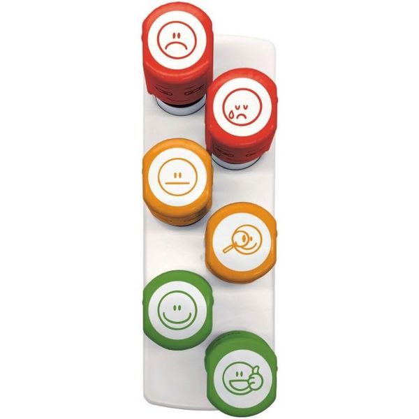 Produktbild: COLOP little NIO Emoji Stempel-Set, 6 Emoji-Motiven