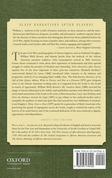 Produktbild: Slave Narratives after Slavery