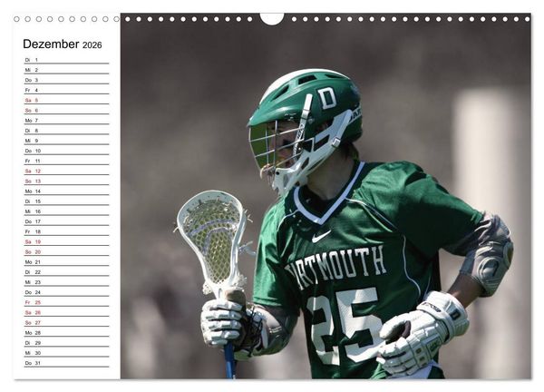 Produktbild: Teamsport Lacrosse - Face-off (Wandkalender 2026 DIN A3 quer), CALVENDO Monatskalender