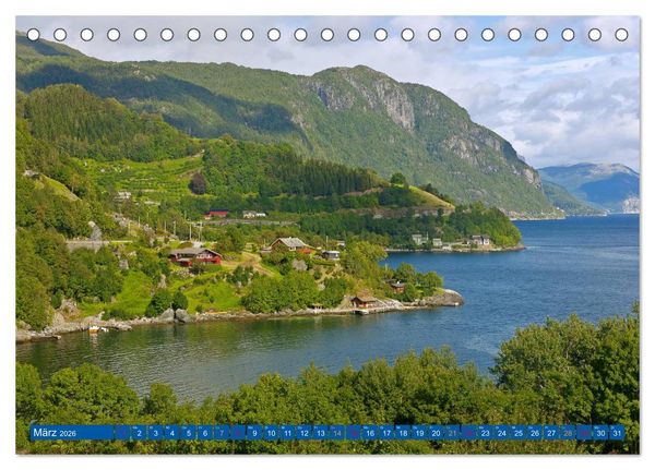 Produktbild: Faszination Skandinavien (Tischkalender 2026 DIN A5 quer), CALVENDO Monatskalender