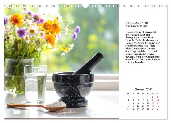 Produktbild: Die Kraft der Mineralbalance (Wandkalender 2027 DIN A3 quer), CALVENDO Monatskalender