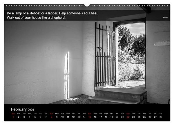 Produktbild: Through the Gate with Rumi (High Quality Premium Wall Calendar 2026 DIN A2 landscape),CALVENDO 12 Month Wall Calendar