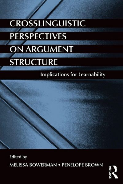 Produktbild: Crosslinguistic Perspectives on Argument Structure