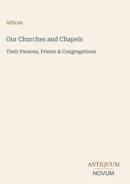 Produktbild: Our Churches and Chapels