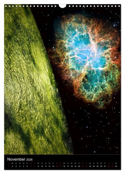 Produktbild: Mikrokosmos &ndash; Makrokosmos (Wandkalender 2026 DIN A3 hoch), CALVENDO Monatskalender