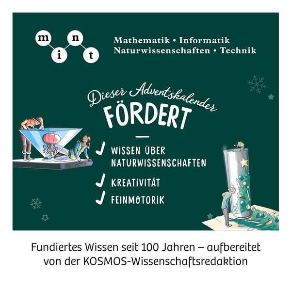 Produktbild: Adventskalender - Die sch&ouml;nsten Experimente zur Weihnachtszeit