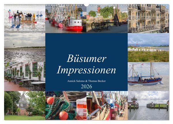 Produktbild: B&uuml;sumer Impressionen (Wandkalender 2026 DIN A2 quer), CALVENDO Monatskalender