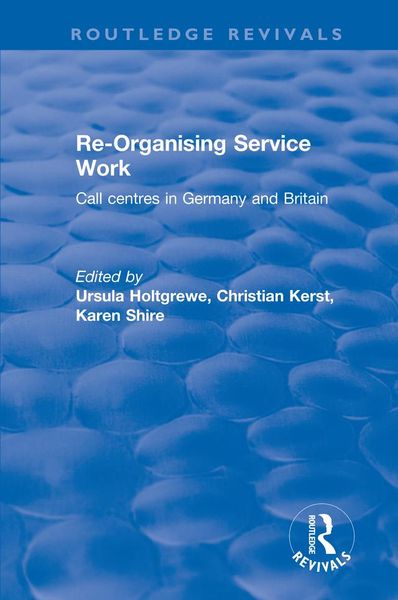 Produktbild: Re-organising Service Work