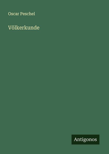 Produktbild: V&ouml;lkerkunde
