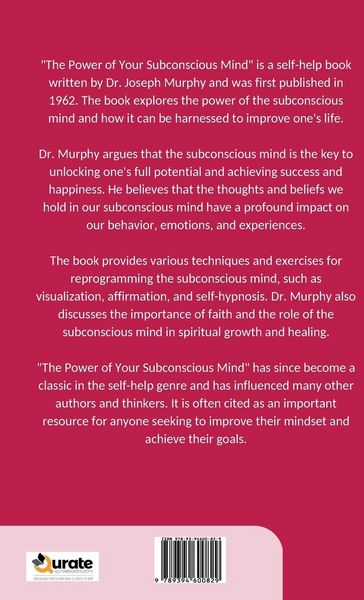 Produktbild: The Power of Your Subconscious Mind (Large Print Premium Edition)