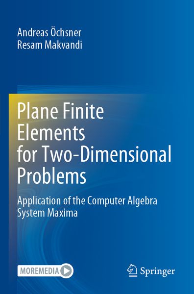 Produktbild: Plane Finite Elements for Two-Dimensional Problems